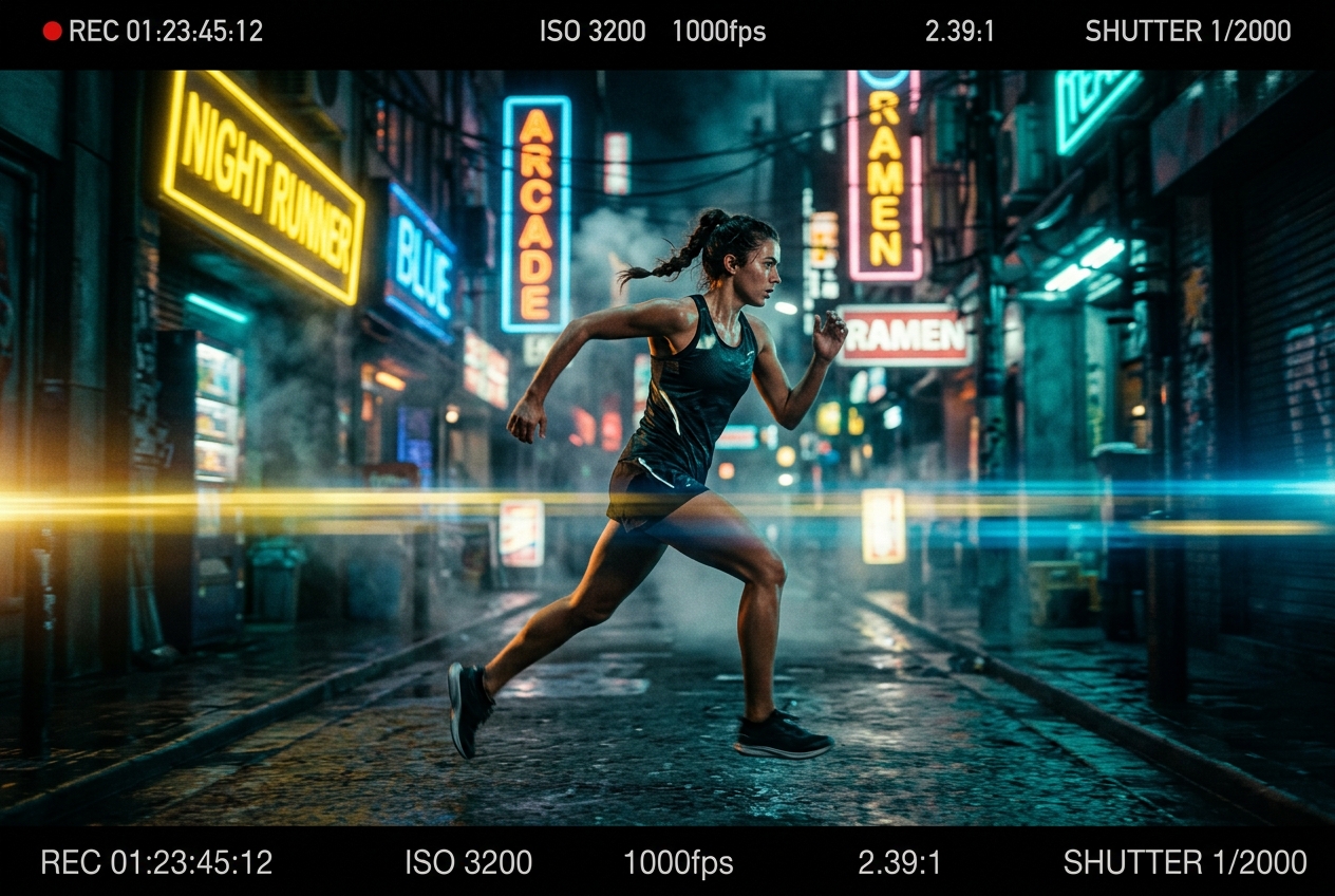 Velo brand video campaign shoot frame mockup